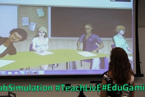 Large-Scale Video Game: TeachLivE Classroom Simulations Large-Scale Video Game: TeachLivE Classroom Simulations